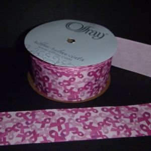 Breast Cancer Awareness Grosgrain Ribbon-10 Yards